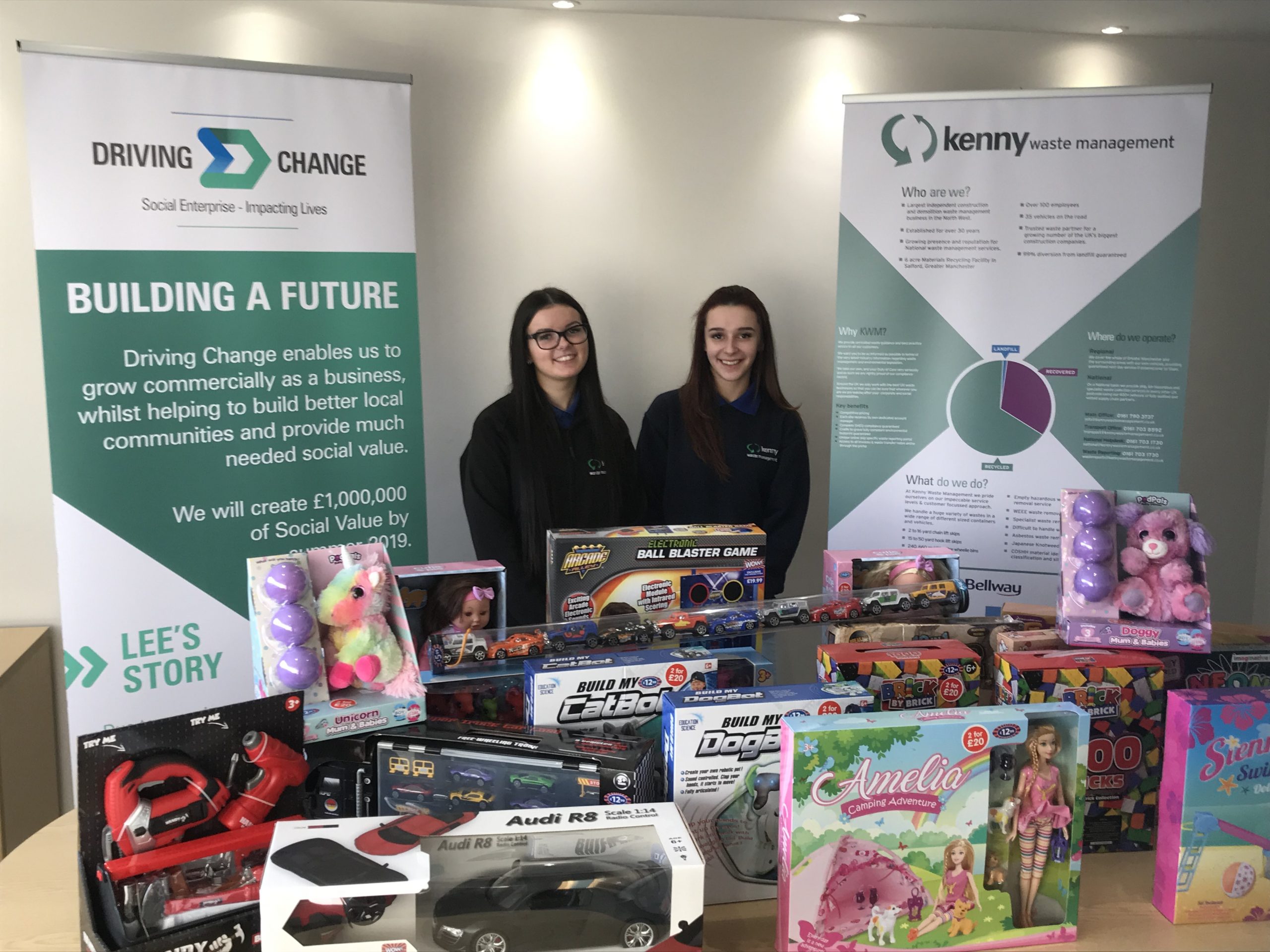 Kenny Waste Management supports two fantastic local charities