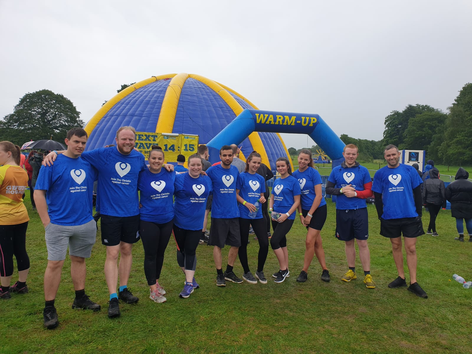 Kenny Waste Management employees took on the challenge of completing a Rough Runner course.